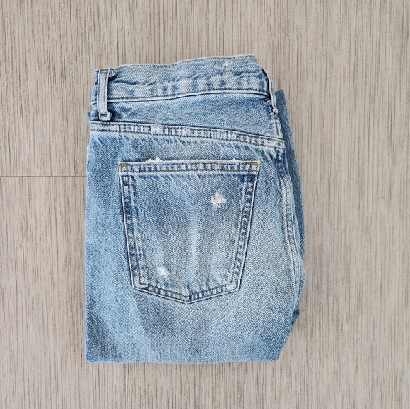 Zara The Bliss Straight Ripped Jeans - Size 40 / 8 - Picture 7 of 7